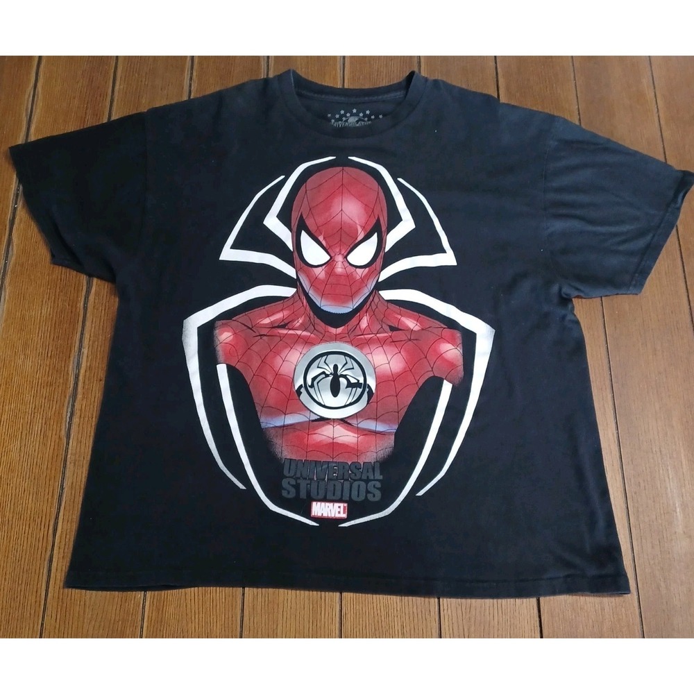 Universal Studios Marvel Spiderman Mens 2X Short Sleeve Graphic T-Shirt